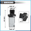 Air Flow Sensor Meter MAF Sensor NO.23366103 For Chevrolet Malibu 16-22