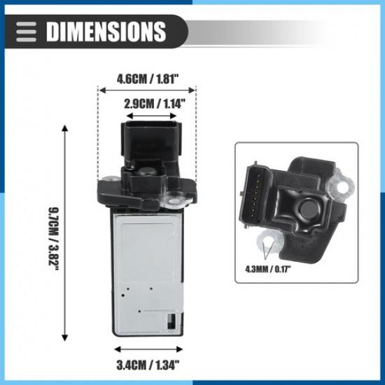Air Flow Sensor Meter MAF Sensor NO.23366103 For Chevrolet Malibu 16-22