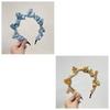 Korean version ins summer bow headband solid color sweet fabric headband wearing versatile hair accessories for women