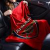 Arsenal F.C Theme Printed Blanket - Perfect for Couch, Bed, Travel & Outdoor Use | Machine Washable, Cozy & Durable.