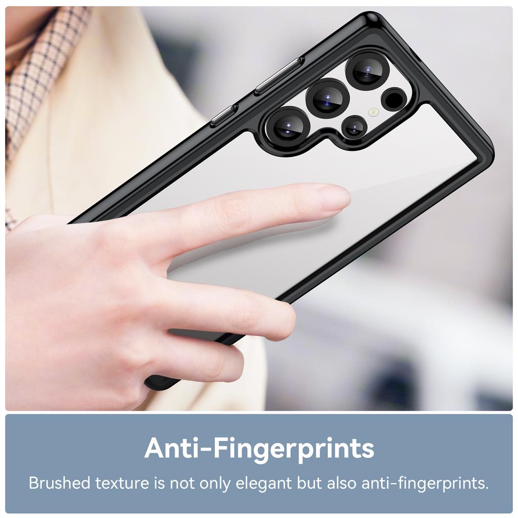 Etui na Samsunga Galaxy S25 Ultra TPU+Akryl Ochronne Przezroczyste Etui na Telefon