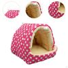 Guinea Pig Bed House Hideout Winter Warm Hamster Cave for Chinchilla