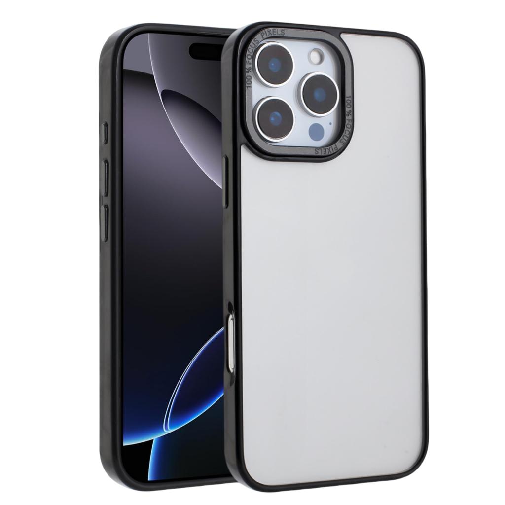 For iPhone 16 Pro Max Case TPU + Acrylic Clear Anti-Yellowing Phone Back Cover