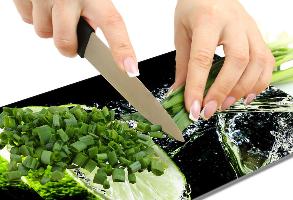 GLAS-SCHNEIDEBRETT 30x52 Limette