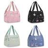 Canvas Tote Bag For Women Waterproof Lunch Bag Mobile Phone Organizer Daily Use
