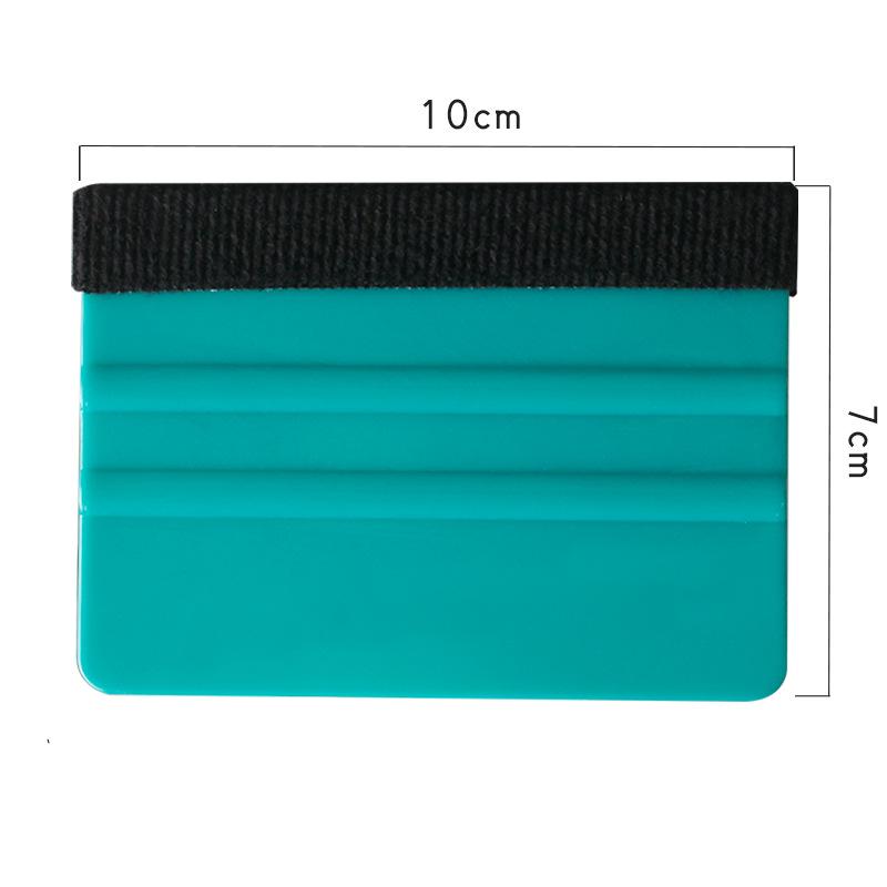 Anti-Scratch Car Film Scraper & Installation Tool with Cloth Sticker