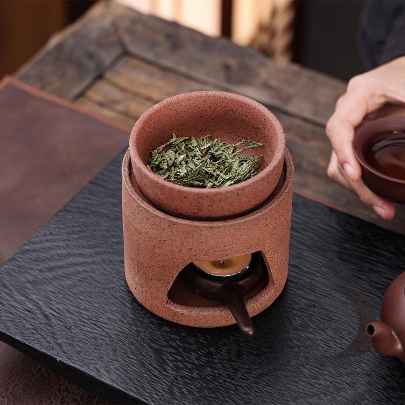 Ceramic Aromas Diffuser for Essential Oil and Wax Melts with Tealight Holder Spoon Home Office Decoration Tea Warmer