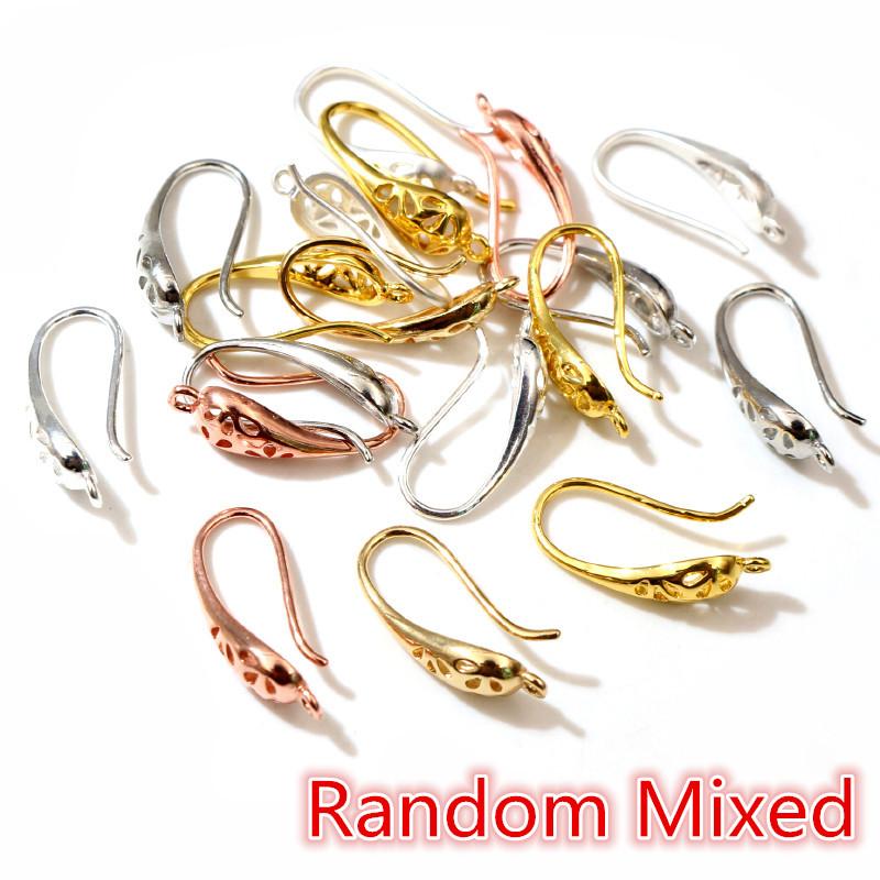 

10pcs ( 5pairs) 20x11mm Gold Silver Plated Ear Hooks Earring Wires for Handmade Women Fashion Jewelry Earrings