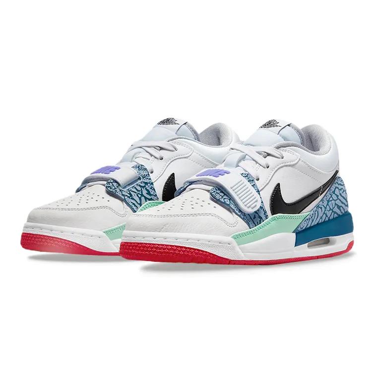 Air Jordan Legacy 312 Low Grade School 'Easter' (Unisex) White / Valerian Blue Kids' Basketball Shoes DV9127 101