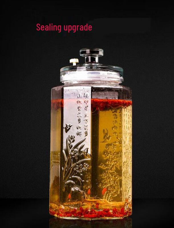 Naijiang Sealed Glass Wine Brewing Jar