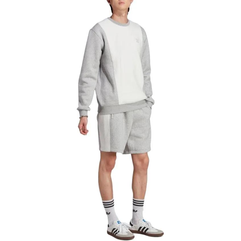 adidas Originals Knitwear Men's Gray Crew Neck Moderate Other (Unisex) Knitwear IM4448