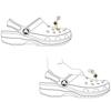 Shoe Charms Accessories Decoration Cute Pink Hole Shoes Flower Shoe Buckle PVC Soft Plastic Cartoon Detachable Match 1pcs