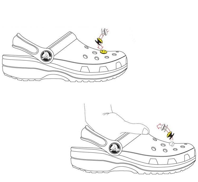 Shoe Charms Accessories Decoration Cute Pink Hole Shoes Flower Shoe Buckle PVC Soft Plastic Cartoon Detachable Match 1pcs