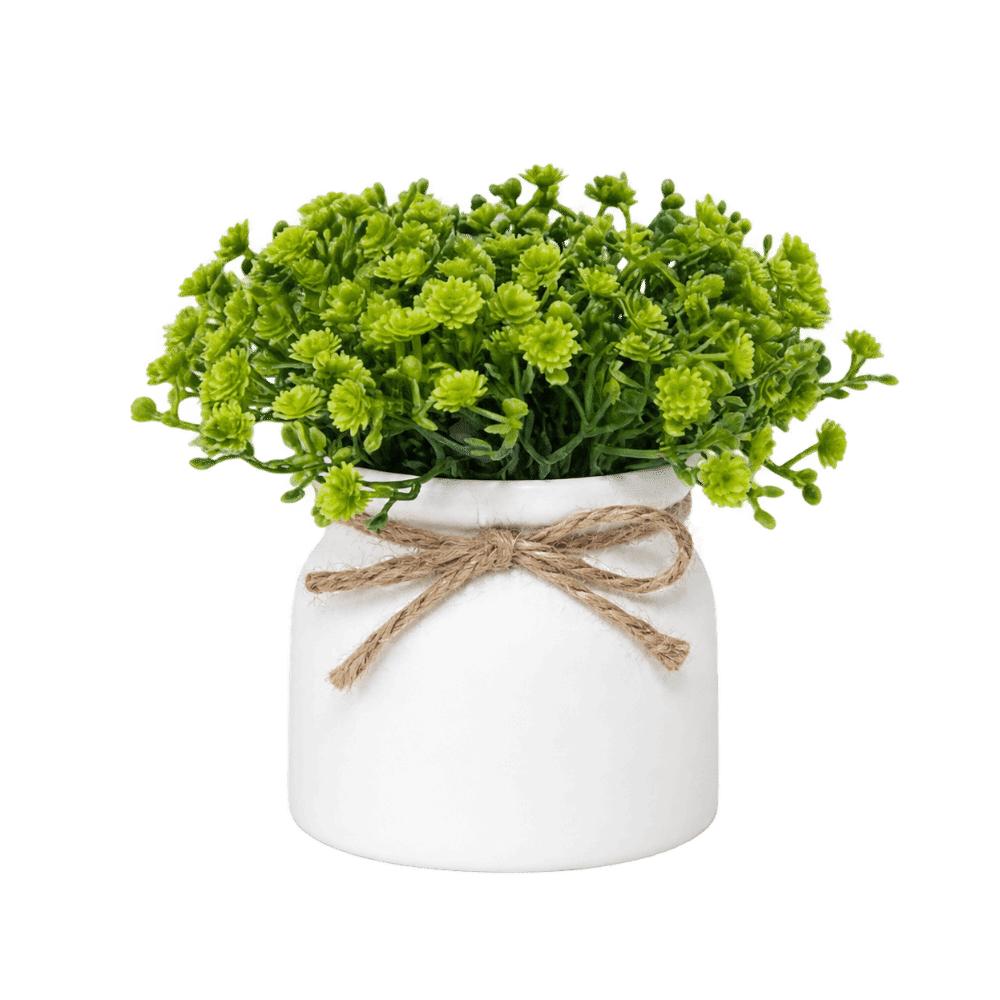 Potted With Pot Artificial Bonsai Plastic Fake Flower Bonsai Desktop Bonsai Wedding Decoration