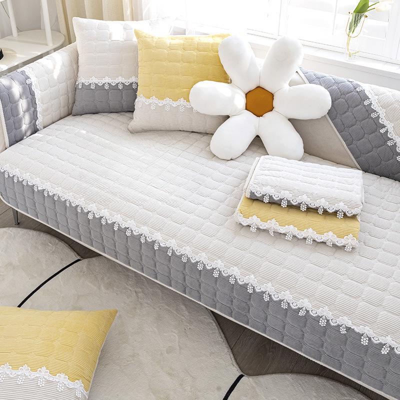 Four Seasons General Fabrics Non-Slip Modern Simple Sofa Cover Cover Full Cover Cushion Cover Towel Thickened