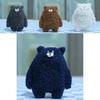 Adorable Cute Bear Plush Keychain Soft Stuffed Animal Doll Bag Pendant Accessory