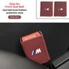 New Car Styling Leather Seat Belt Buckle Protector For BMW 1 2 3 5 7 Series X1X2X3X4X5X6G20 G30 G11 G12