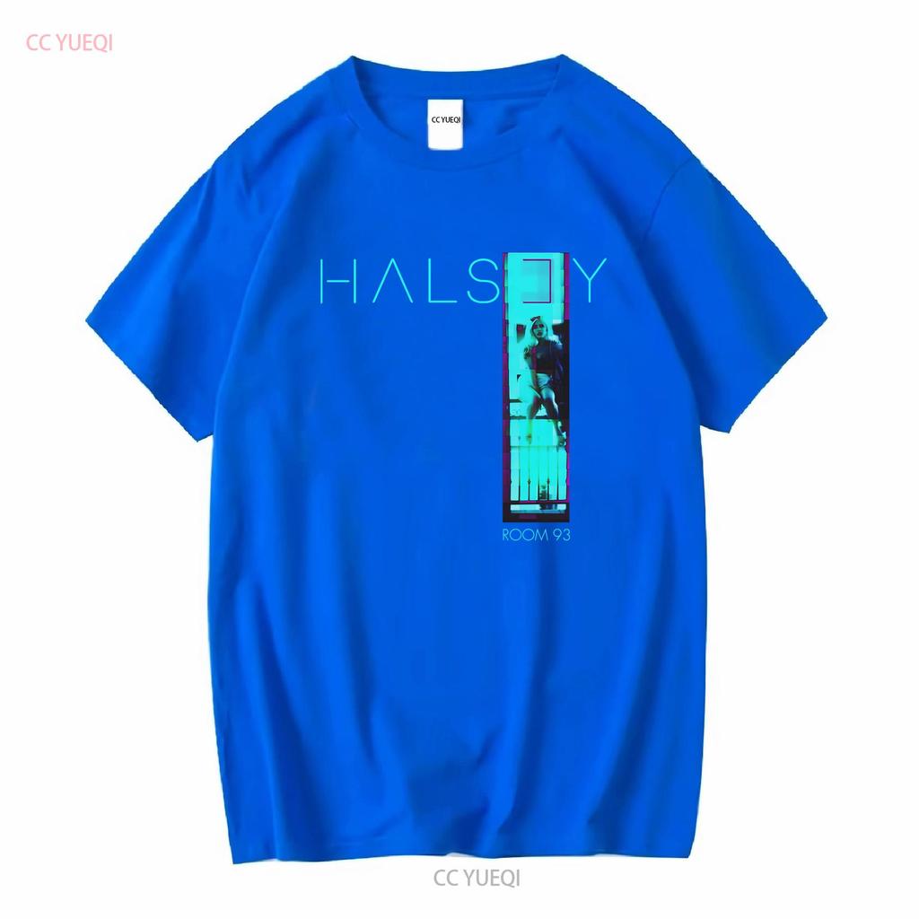 Halsey room 93 Tričko TOUR Love and Power KL496 vintage Prané móda Všestranné Strečové homme Ležérní Pohodlné grafické