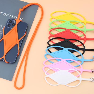 1 Stück Universelles Silikon Handy Umhängeband Halter Hülle Abdeckung Handy Halsband Kette Trageschlaufe