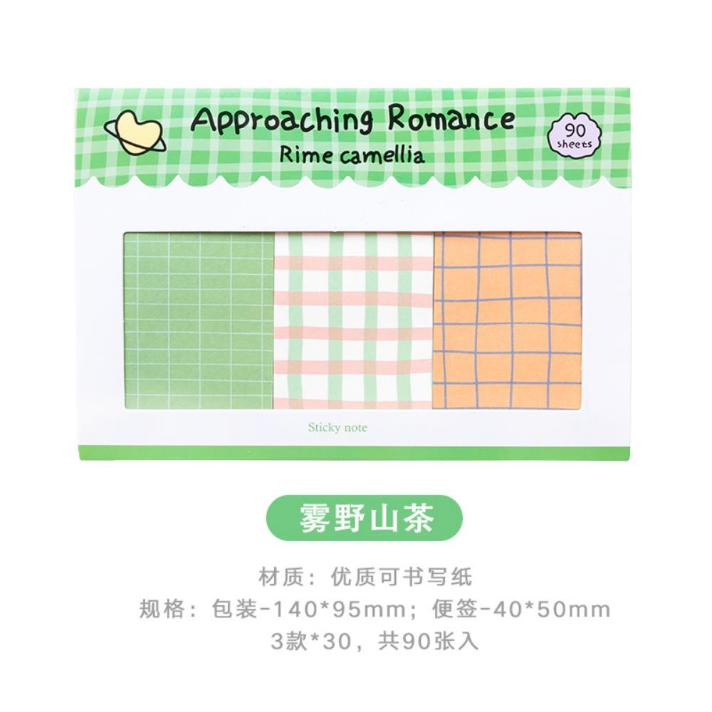 Kawai Square Grid Combination Sticky Notes Are Coming Soon Romantic Handbook Decoration Basic Material Paper Lovely Memo Pad