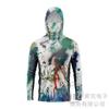 Neuer Angelanzug Herren Sommer Outdoor Luya Angelanzug mit Kapuze mit Maske Angelhemd Schnelltrocknend Atmungsaktiv Sonnenschutz