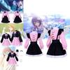 Adorable 2023 Spring Anime Costume Set Featuring Hatsune Miku Hanari Saki And Kirigaya Haruka With White Wings