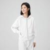 Orchid Essence Women's Sand Washed Modal Hoodie Cardigan - Casual and Versatile Sweatshirt