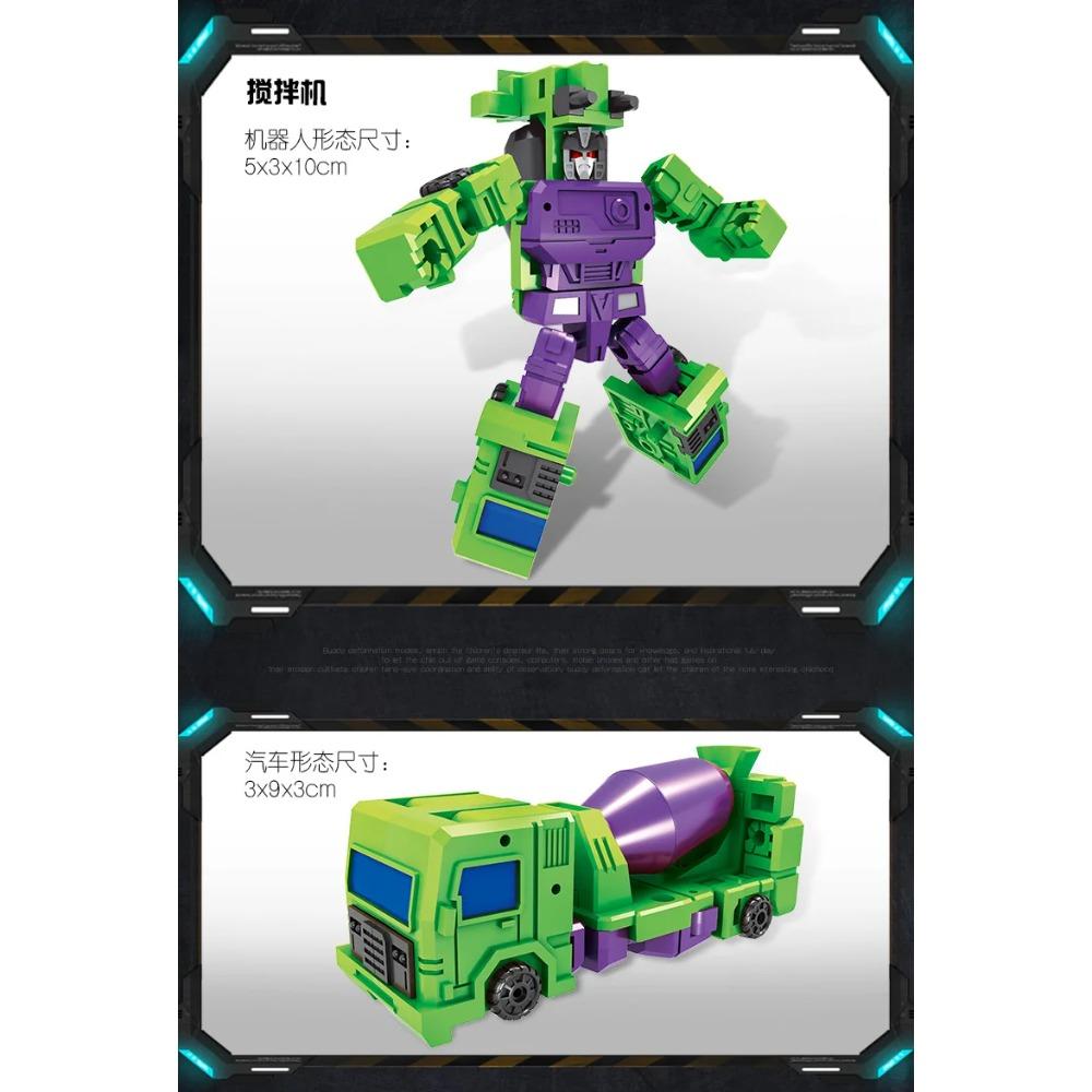 6 in 1 MINI Devastator Transformation Model MINI Devastator 22CM Action Figure Robot Plastic Playthings BEST Present Child Kid Latest