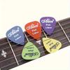 6pcs Boxed Alice Guitar Picks Plastic Colorful Guitar Paddles Thickness 0.58-1.50mm 6 Size for Bass Ukulele Music Equipment JXB