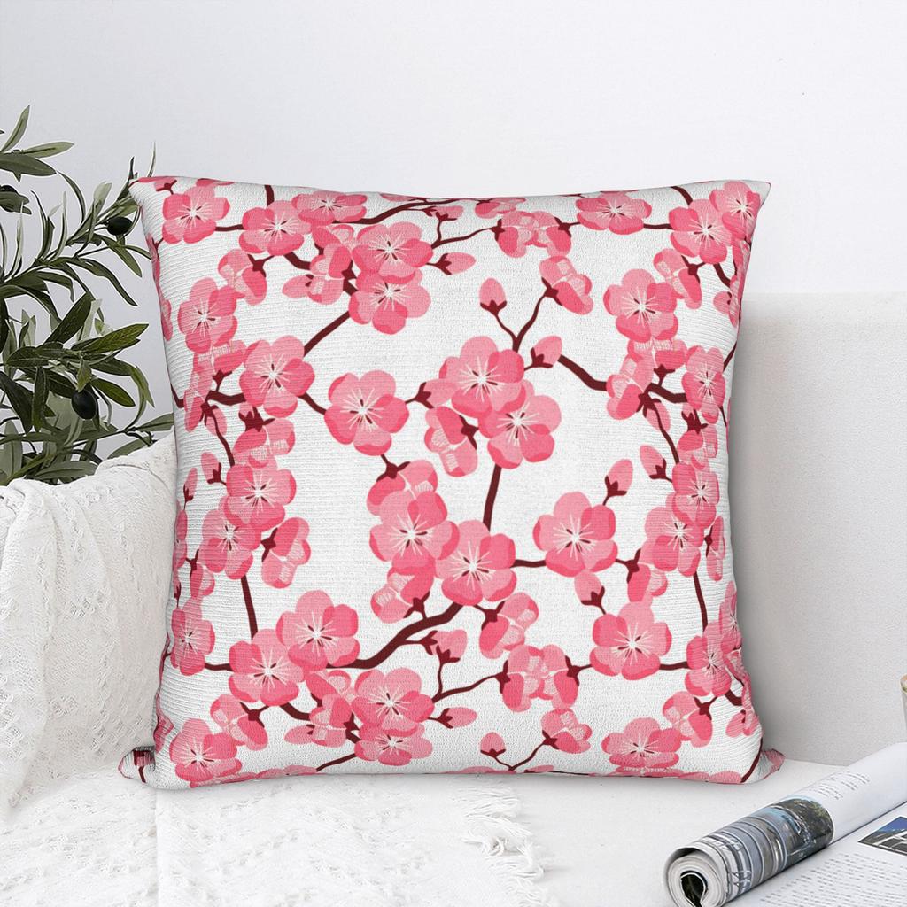 Pillow Case Vintage Plum Cherry Blossom Soft Pillow Cover For Wedding Party Home Decor Novelty Pillowcases