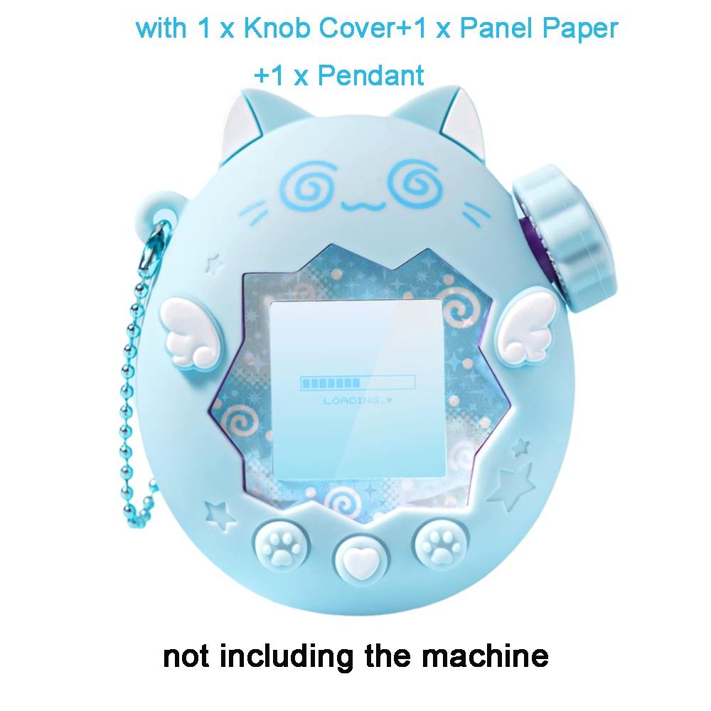 With a Knob Cover Protective Shell for Tamagotchi Paradise Electronic Pets Game Toys