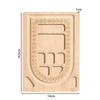 Wooden Bead Board, Solid Wood Bead Tray for DIY Bracelets and Anklets, Pearl Design Stringing Kit, Bamboo Bead Mat for Jewelry