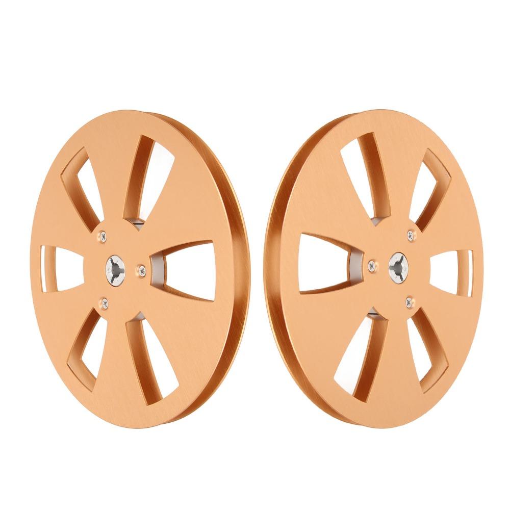 Bobina di riavvolgimento per nastro magnetico 6 fori 1/4 7 pollici Bobina per macchina Bobina aperta vuota per registratore a nastro