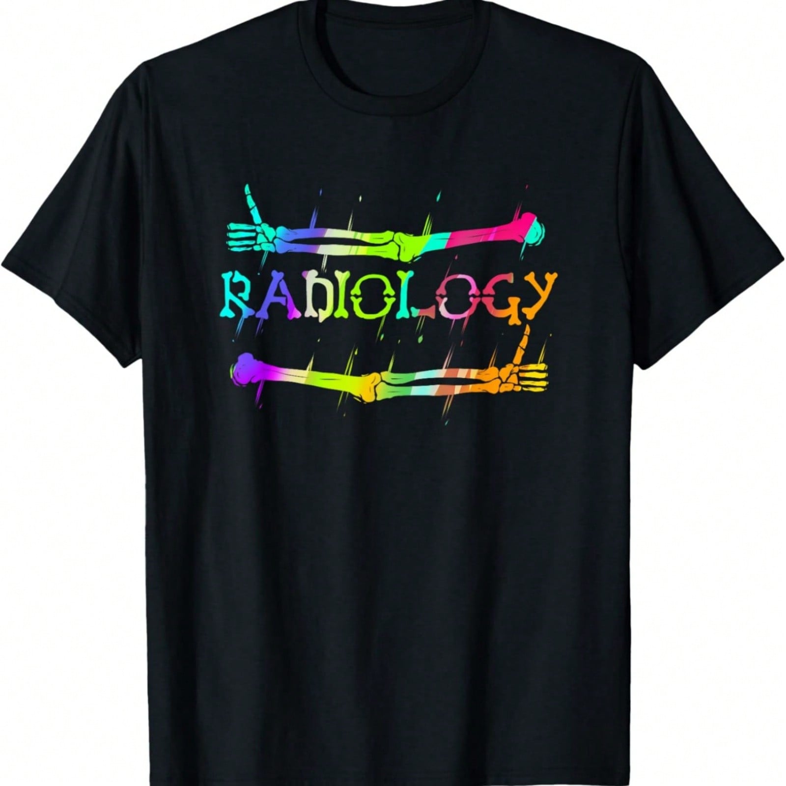 Skeleton X-Ray Thumbs Up Rad Tech & Radiology T-Shirt S разноцветный