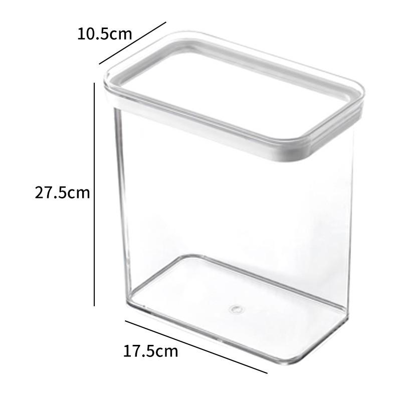 Küchenschrank Hängende Getreideaufbewahrungsbox Wandmontierte Lebensmittelaufbewahrungsdosen Lebensmittelaufbewahrungsbehälter Kühlschrank Schiebeversiegeltes Glas