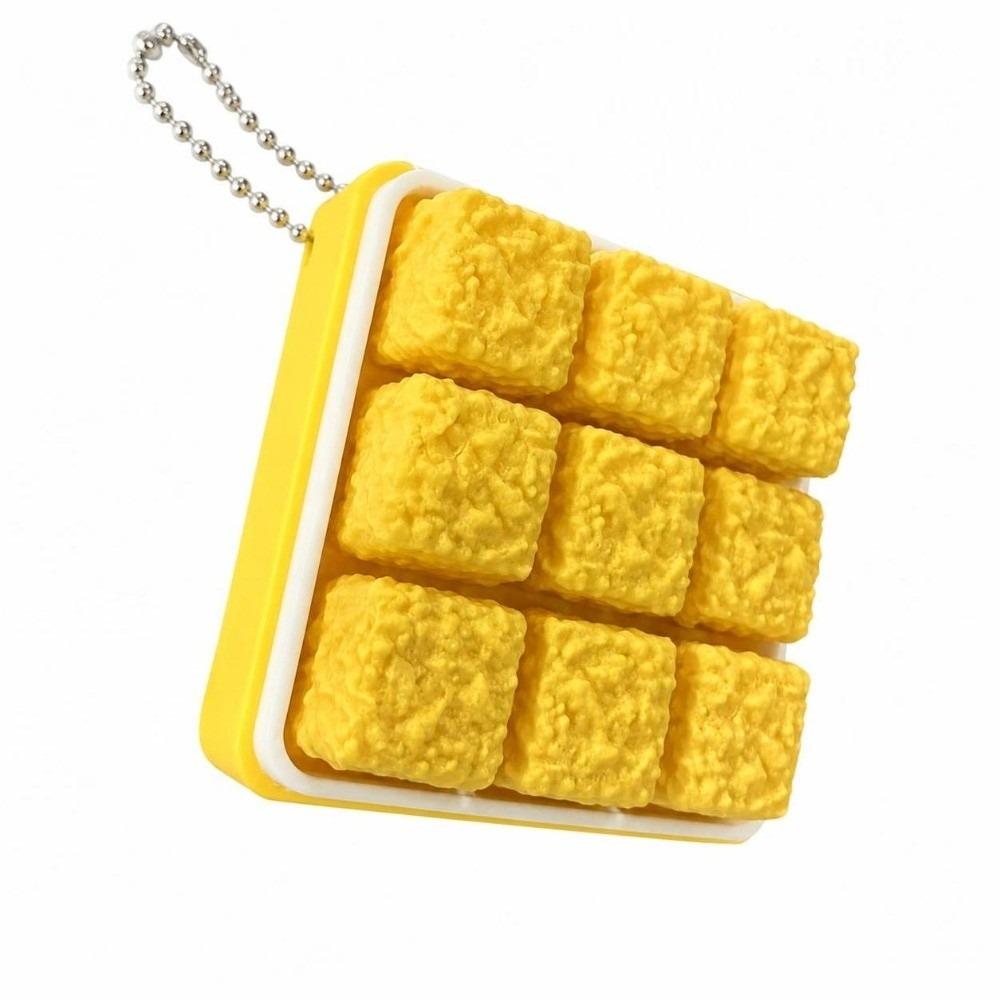 Simulation Fidget Keyboard Keychain 3D Printed Stress Relief Toy Creative Pinch Toy  Stress Relief