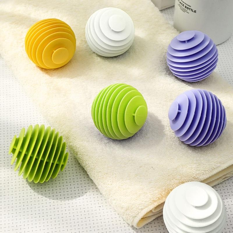 3 Stück Ovaler Solider Reinigungsball Haushaltswaschmaschine Wäscheball Wiederverwendbar Anti-Verhedderungs Magischer Wäscheball