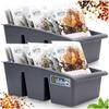 Spice Organizer Container Gray 25X15X9 Cm 2 Pcs.