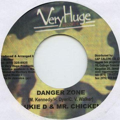 

7inch Record LUKIE D, MR. CHICKEN - Danger Zone Very Huge 2004 Jamaica Reggae, Ska & Dub