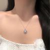 S925 Sterling Silver Snowflake Star Necklace - Festive, Trendy, and Versatile for Everyday Wear
