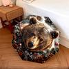 1 PC Automatic Folding Umbrella - Winter Bear Pattern, Portable & Foldable Design with 8 Ribs, Christmas Birthday Gifts