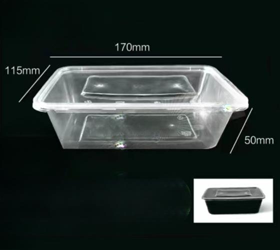 Netěsné nádoby na přípravu jídla s víkem Opakovaně použitelné, stohovatelné plastové boxy na skladování potravin pro zdravá a pohodlná jídla na cestách