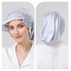 DEWEL Silk Night Silk Hair Cap for for Short or Long Cylindrical Reduces Prevents Split Ends and Perfect for Birthday Gift Cap, 100% Sleeping, Hair,