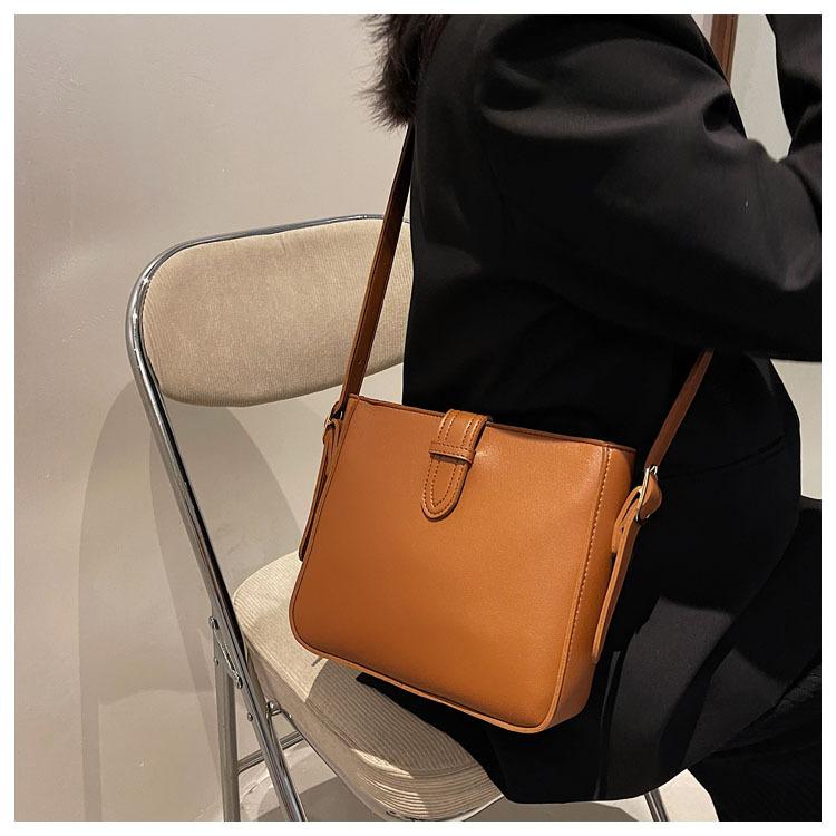 PU Leather Women's Tote Bag Shoulder Bags New Fashion Ladies Bucket Handbag Crossbody Bag