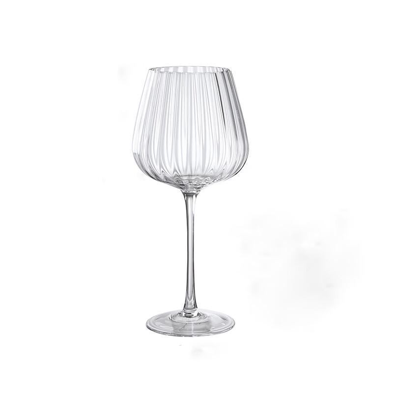 Nordic Vertical Striped Wine Goblet Set