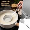 Fine Mesh 100 Mesh Strainer for Skimming Foam from Soy Milk, Soup, Broth - Kitchen Cooking Tool