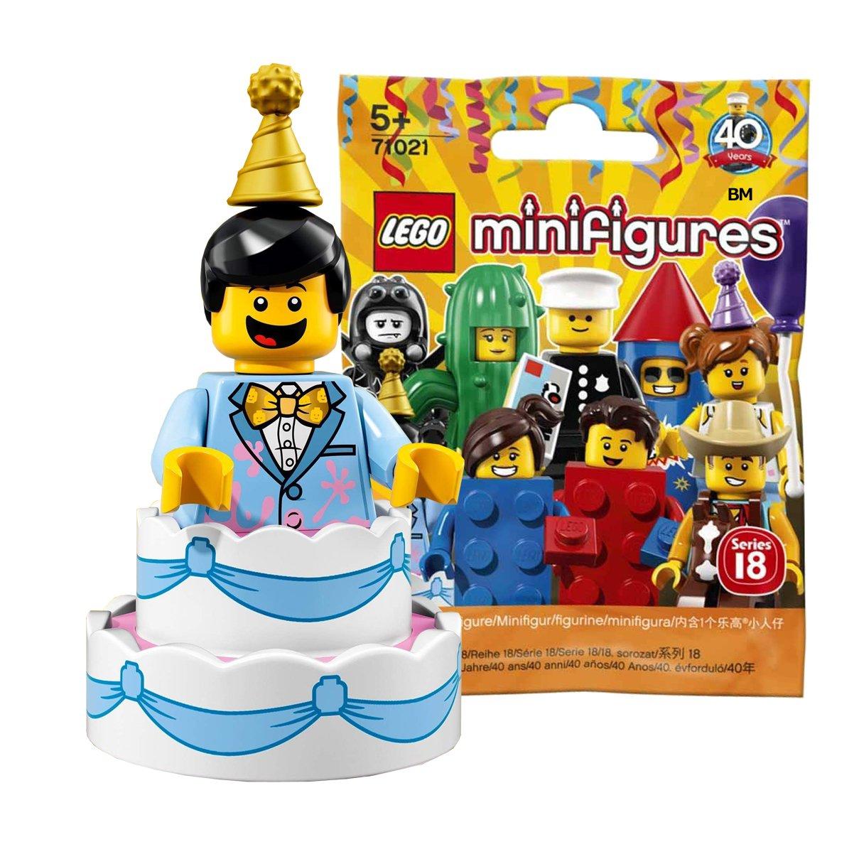 

LEGO Minifigure Series 18 Birthday Cake Guy [Unopened] | LEGO Collectable Minifigures Series 18 Birthday Cake Guy [71021-10]