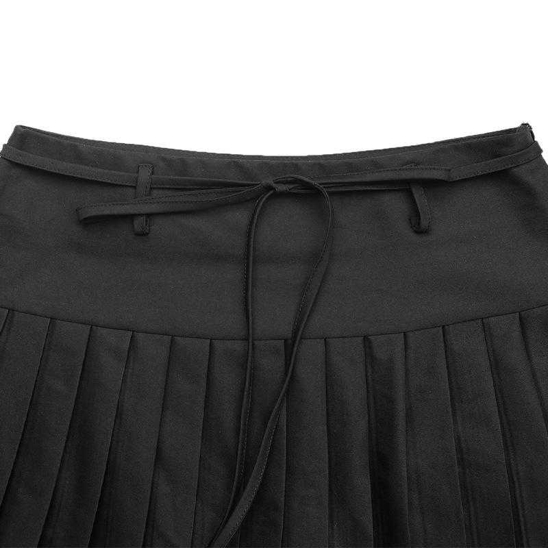 2026 Summer Y2K Hot Girl A-Line Pleated Skirt – Cross-Border Russian Women's Fashion