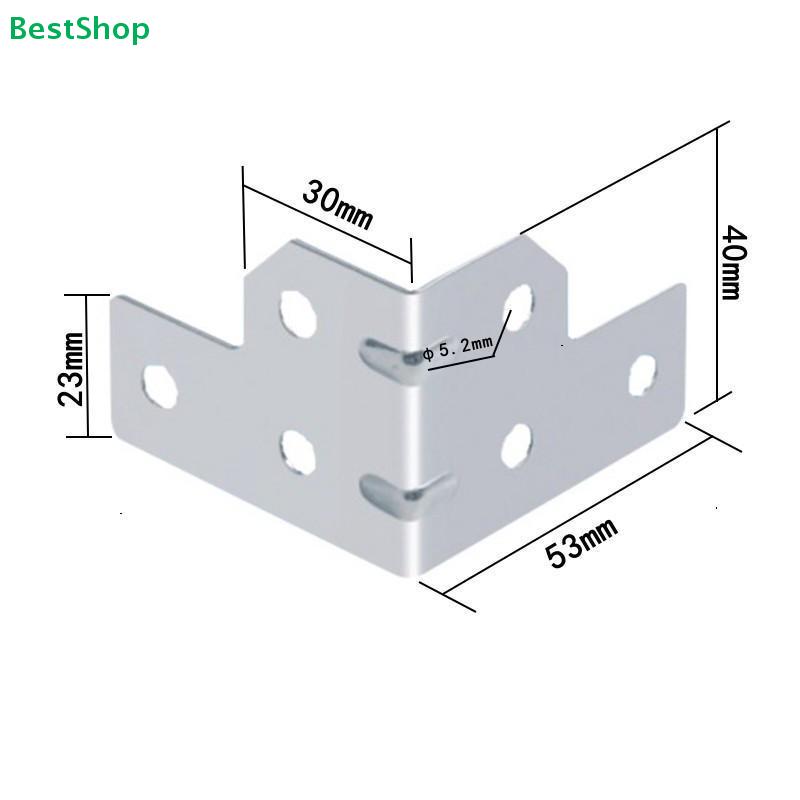 4/8Pcs Aluminum Case Corner Brackets - Metal Protective Corners for Equipment Cases, Toolboxes & Luggage Reinforcement