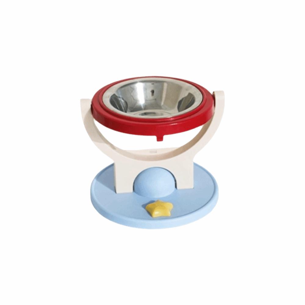 Adjustable Angle Cat Bowl 304 Stainless Steel Pet Feeder Creative Water Food Bowl Indoor